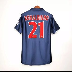 2001-2002 PSG Ronaldinho Soccer Jersey